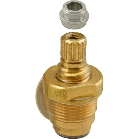 CENTRAL BRASS Stem, Hot , Lead Free, C/B K-453-H (LEAD FREE)